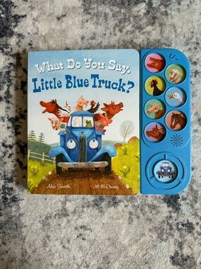 What Do You Say, Little Blue Truck? - Blue Interactive Kids Book